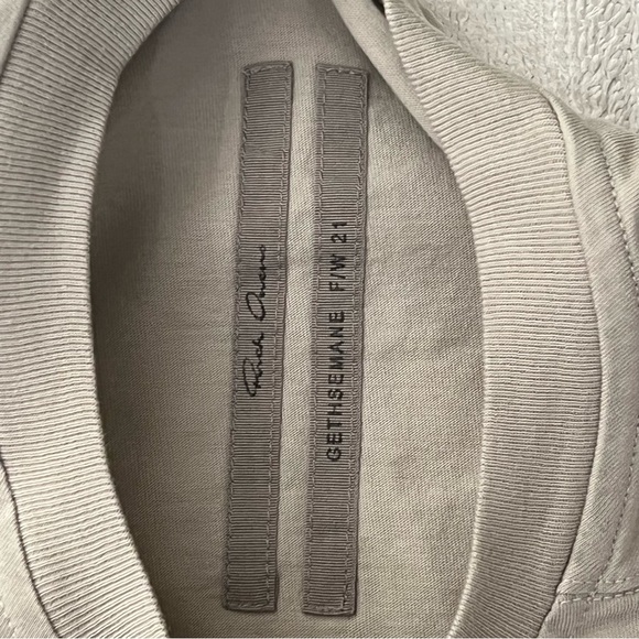 Rick Owens sleeveless tunic t shirt - Picture 7 of 7